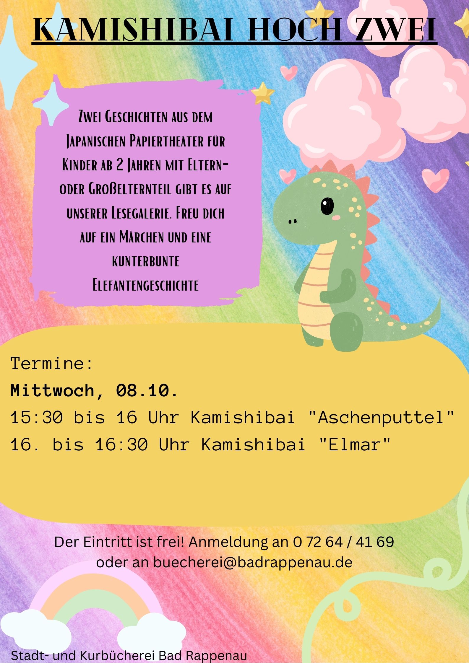 Poster Kamishibai am 8. Oktober