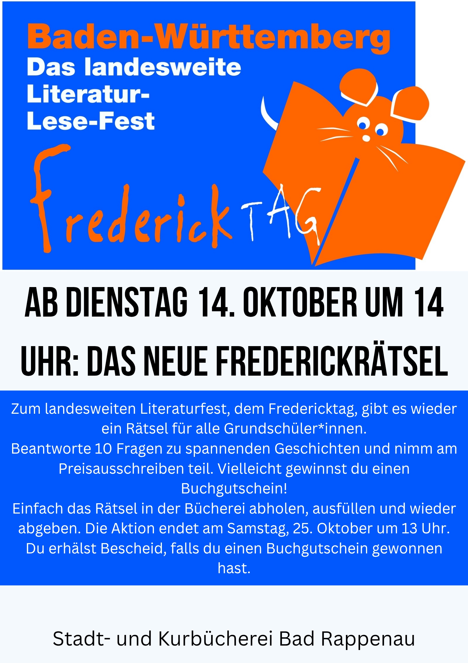 Poster Frederickrätsel